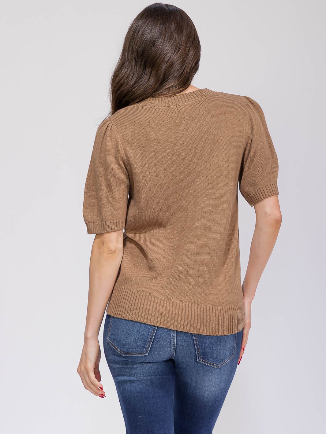 V-Neck Sweater Top
