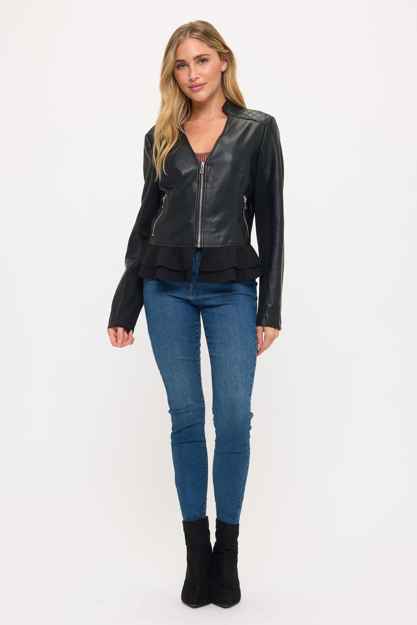 Peplum Contour Jacket