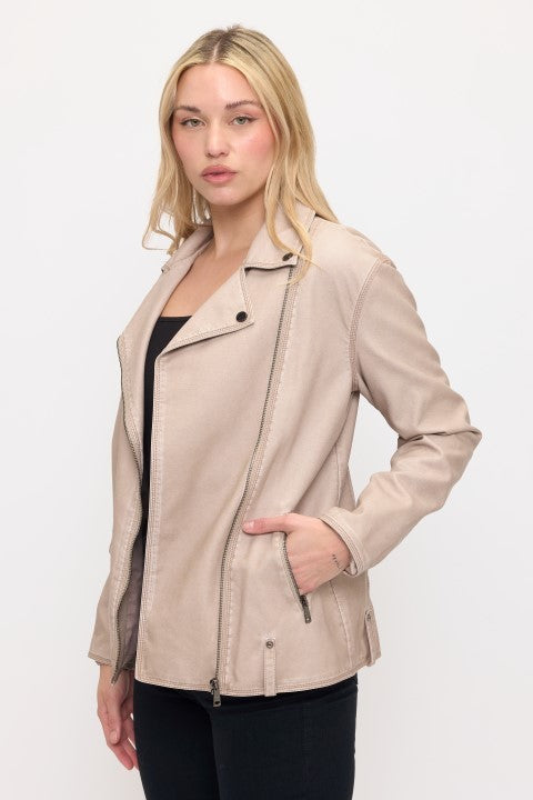 Vintage Front Pocket Jacket - Cream