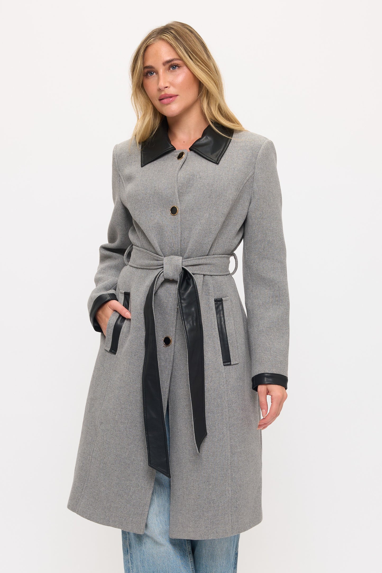 Windsor Contrast Maxi Coat