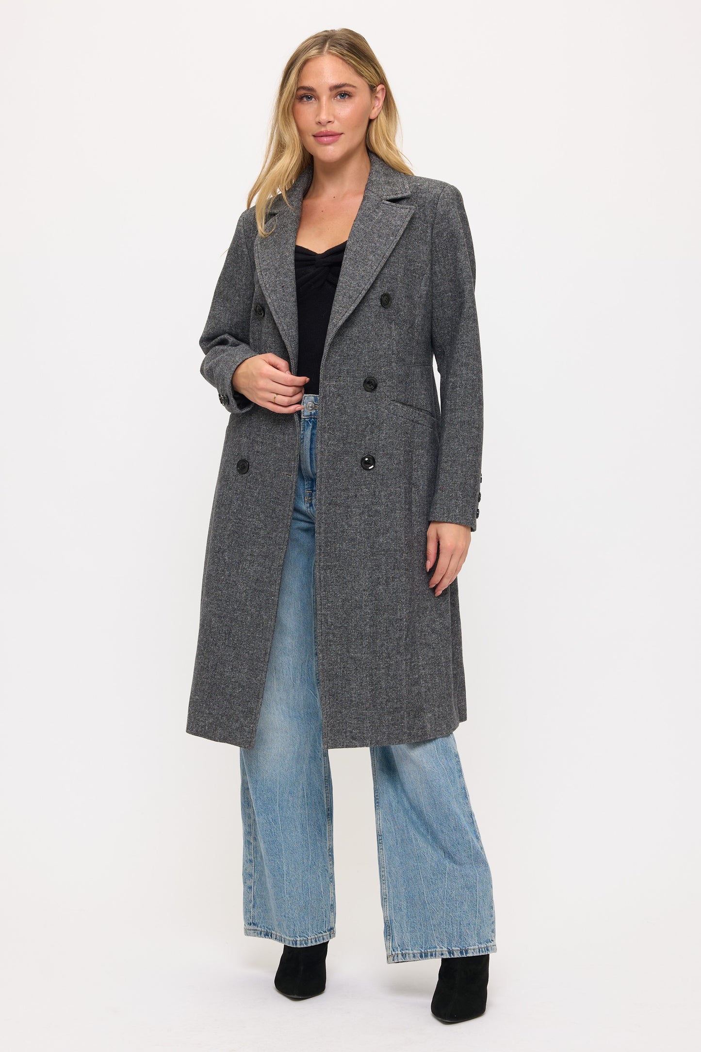 Brooklyn Oversized Twill Coat