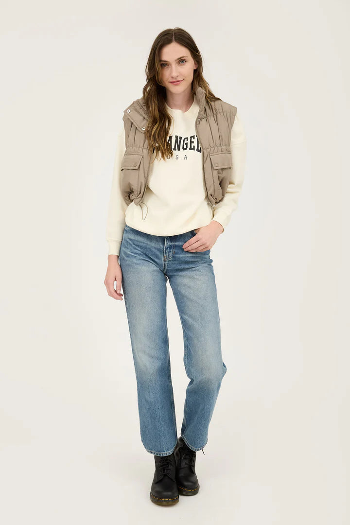 Cropped Cargo Vest