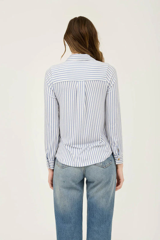 Striped Button Down Top