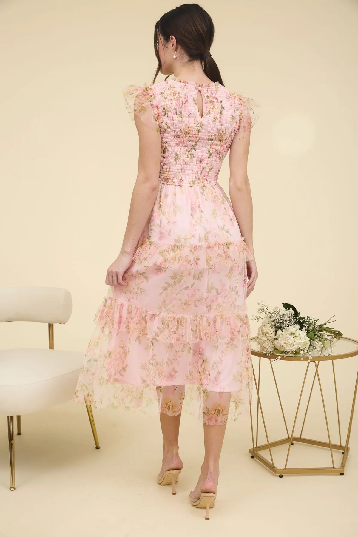 Floral Smocked Maxi Dress