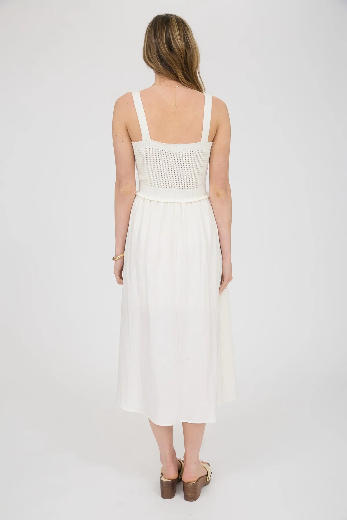 Sweater Top Sleeveless Dress