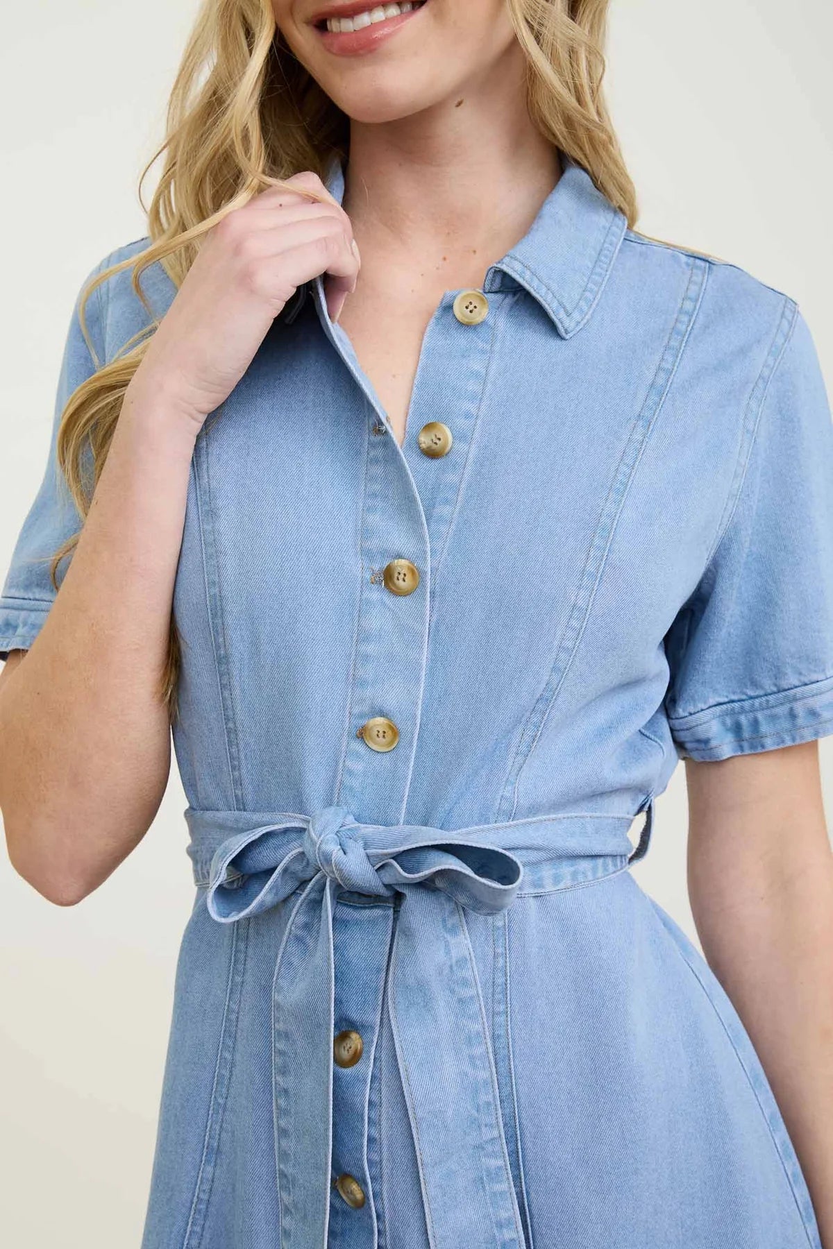 Belted Shirt Dress