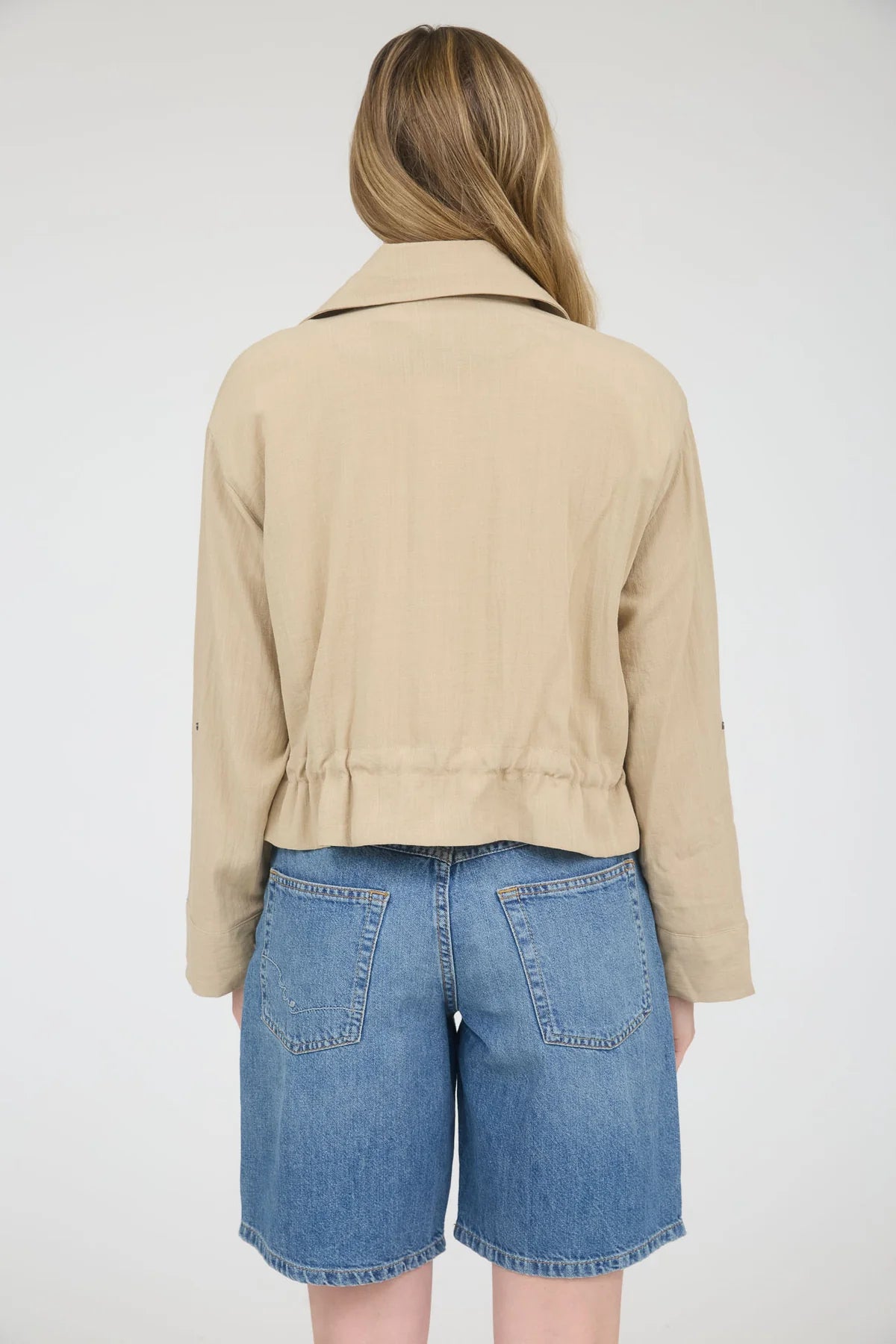 Drawstring Waist Jacket