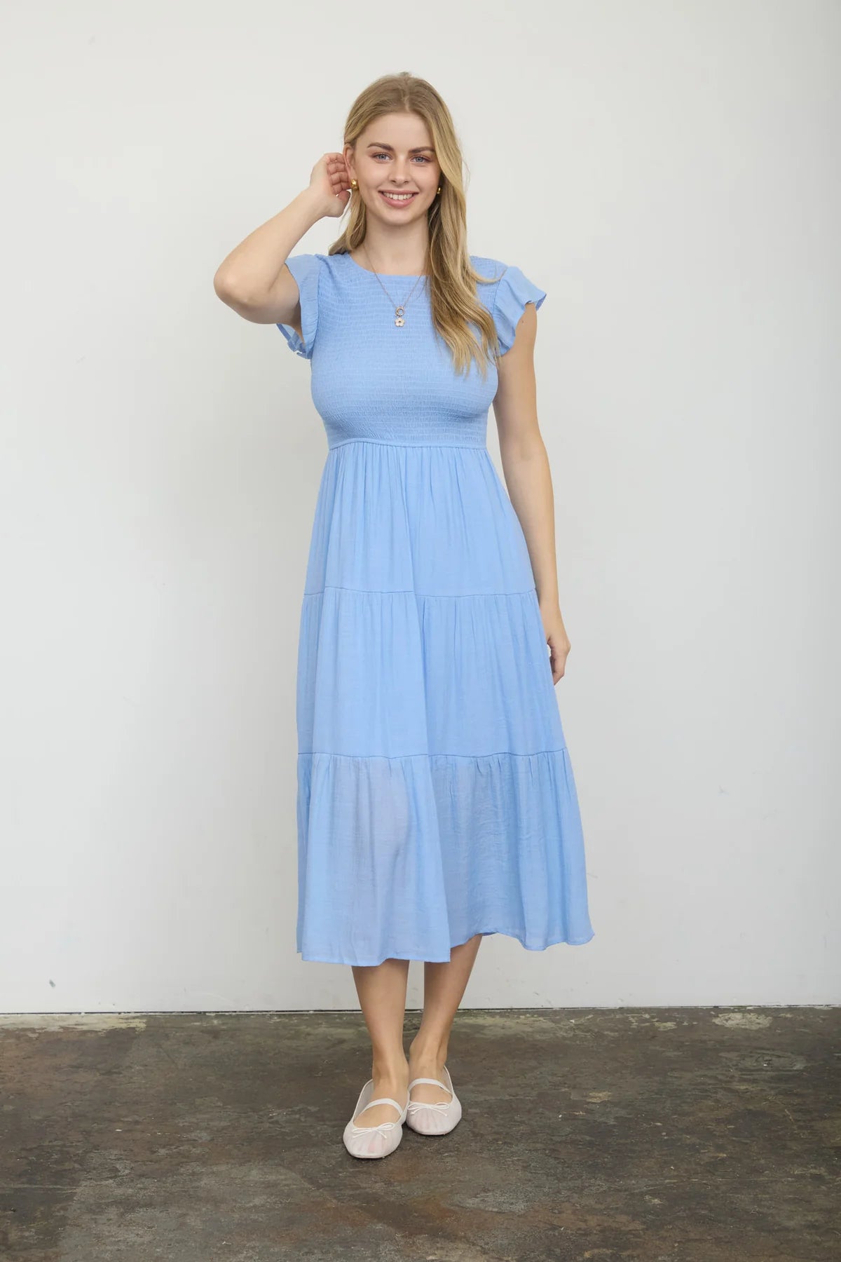 Tiered Smocked Dress