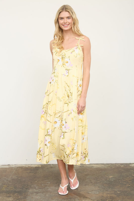 Sunny Blooms Midi Dress