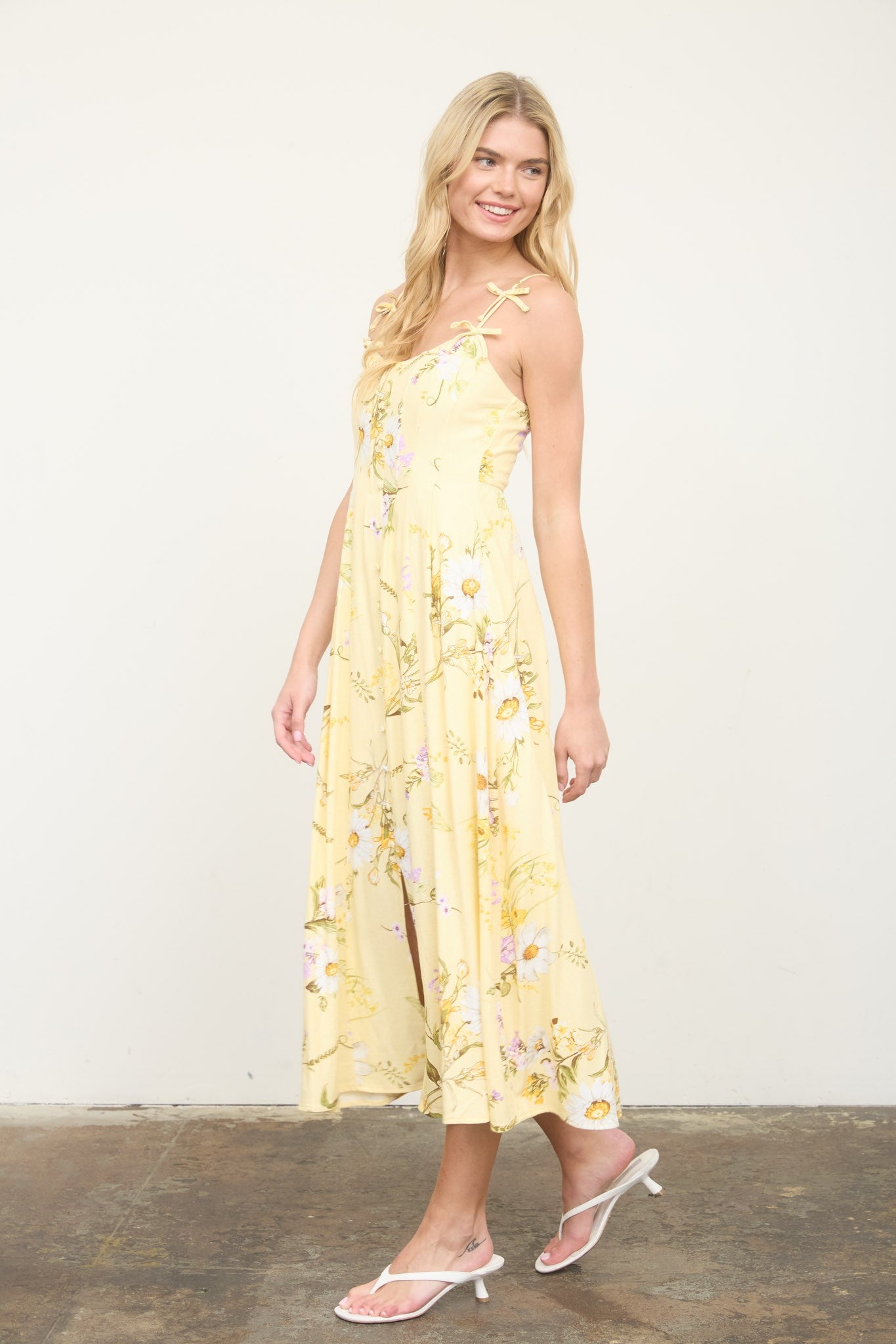 sunny midi dress Stay Sunny - Women's Green Midi Dress