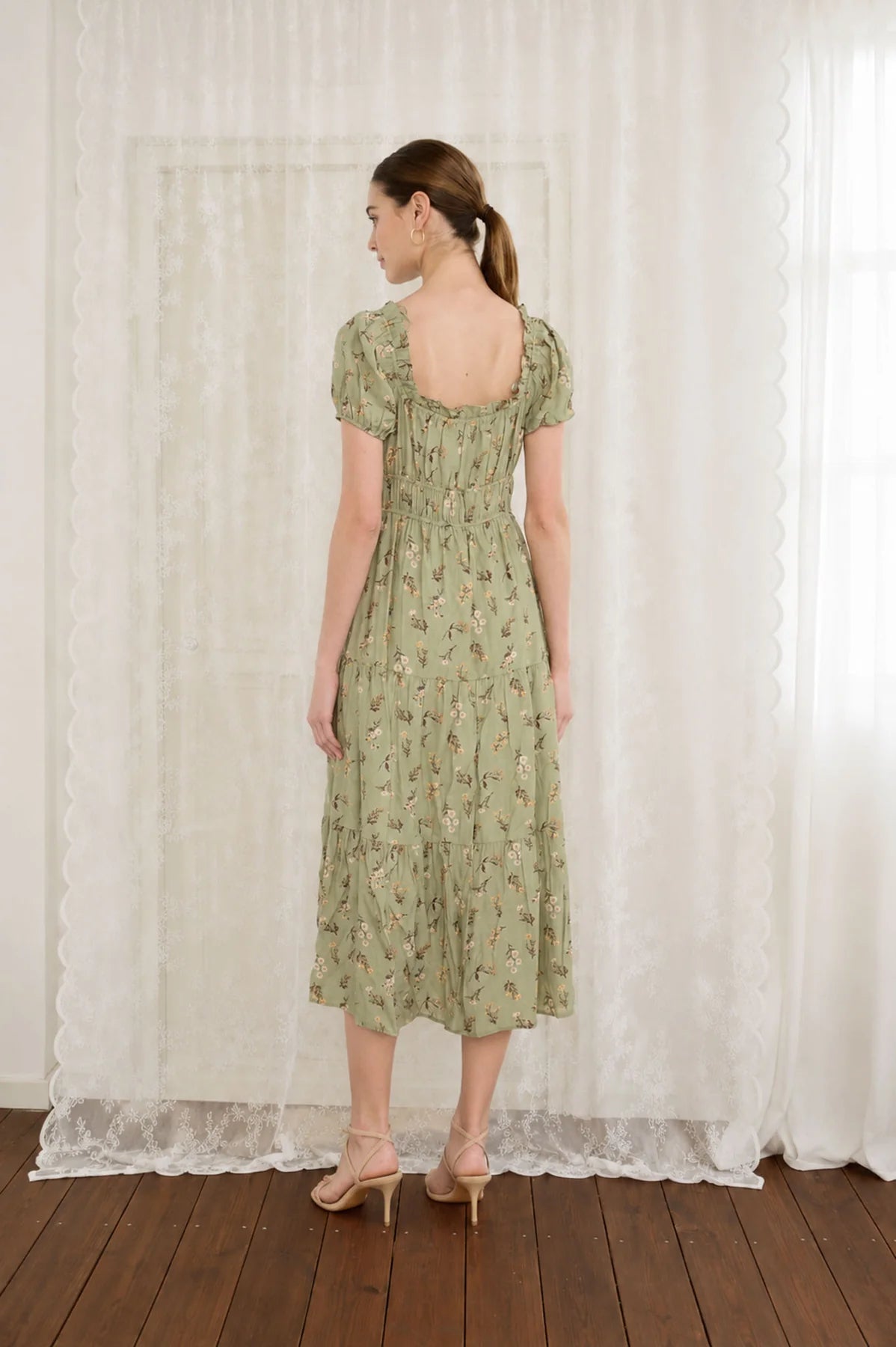 Sage Meadow Midi Dress