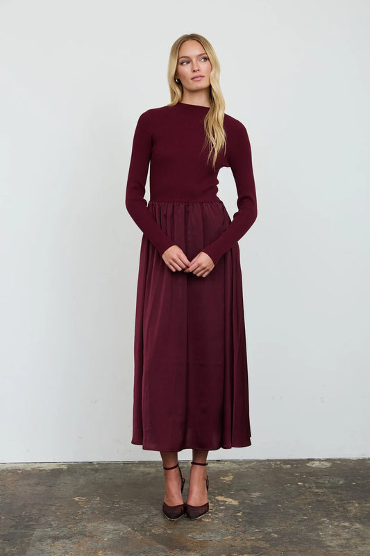 Pleated Skirt Dress