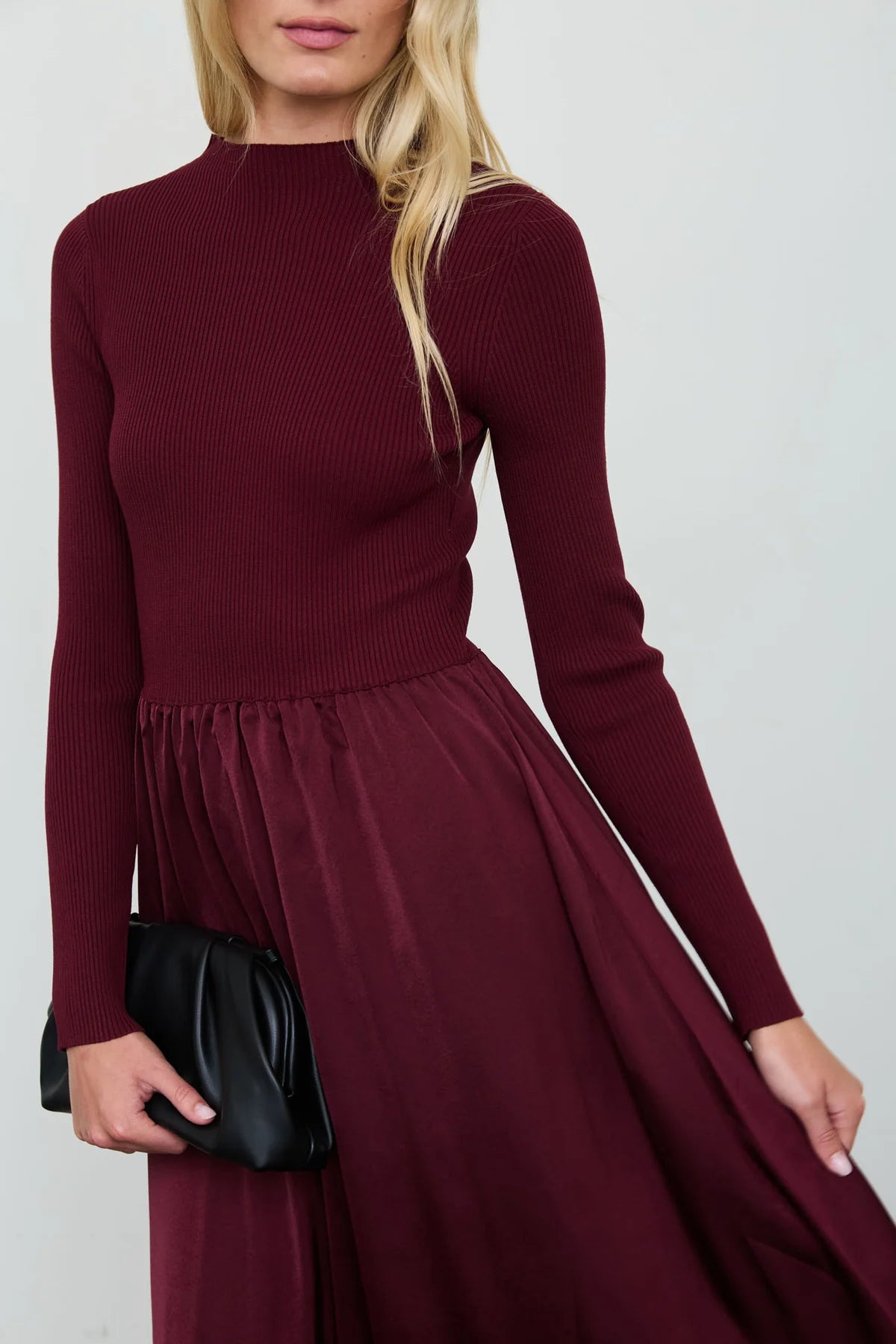 Pleated Skirt Dress