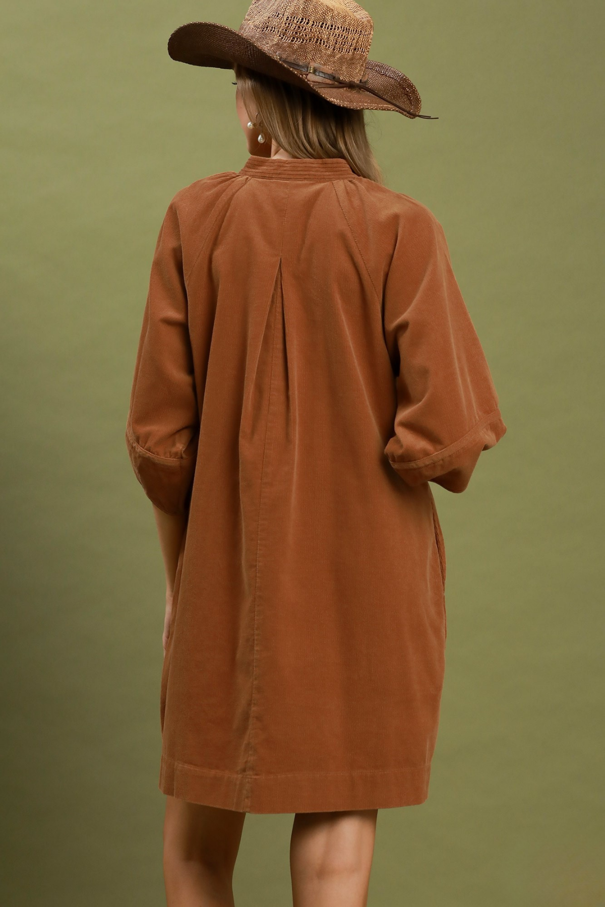 Corduroy Shirt Dress