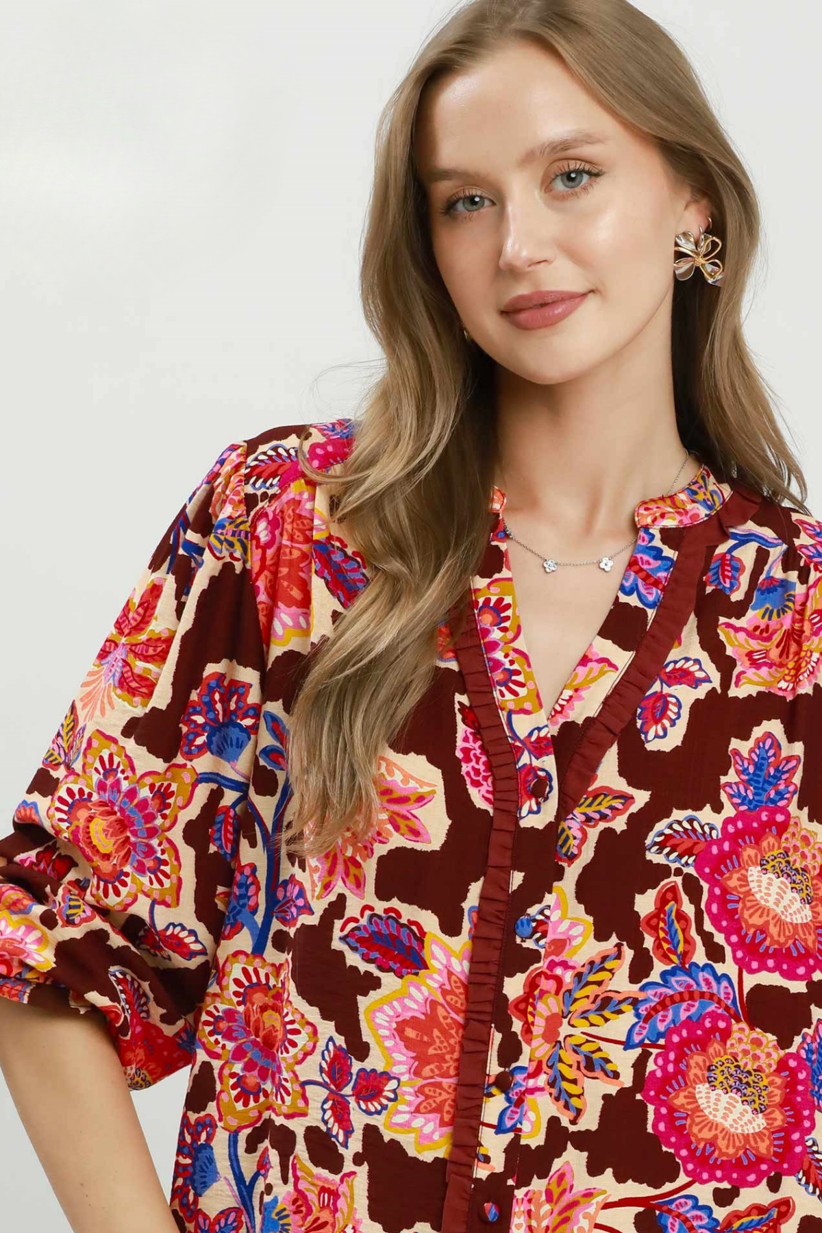 Autumn Blooms Blouse