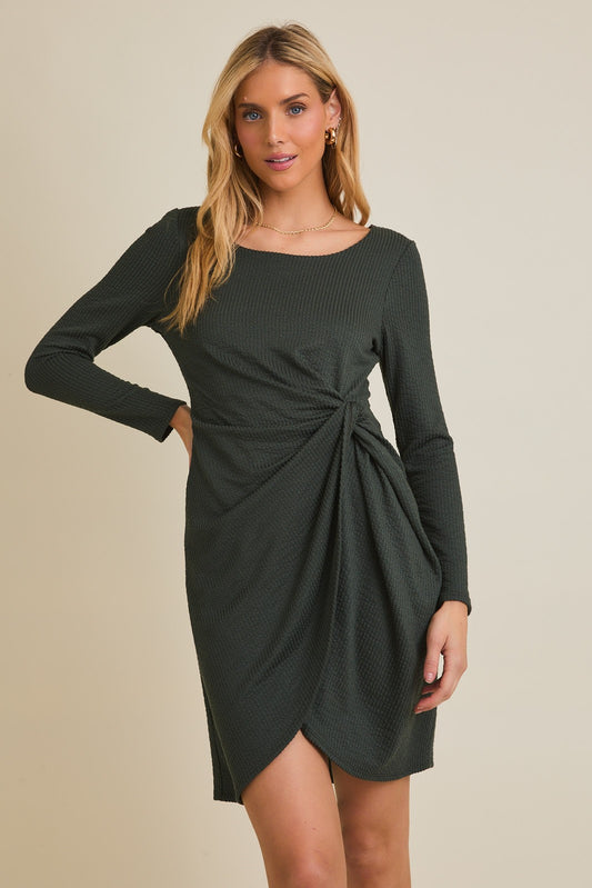 Twist Midi Dress