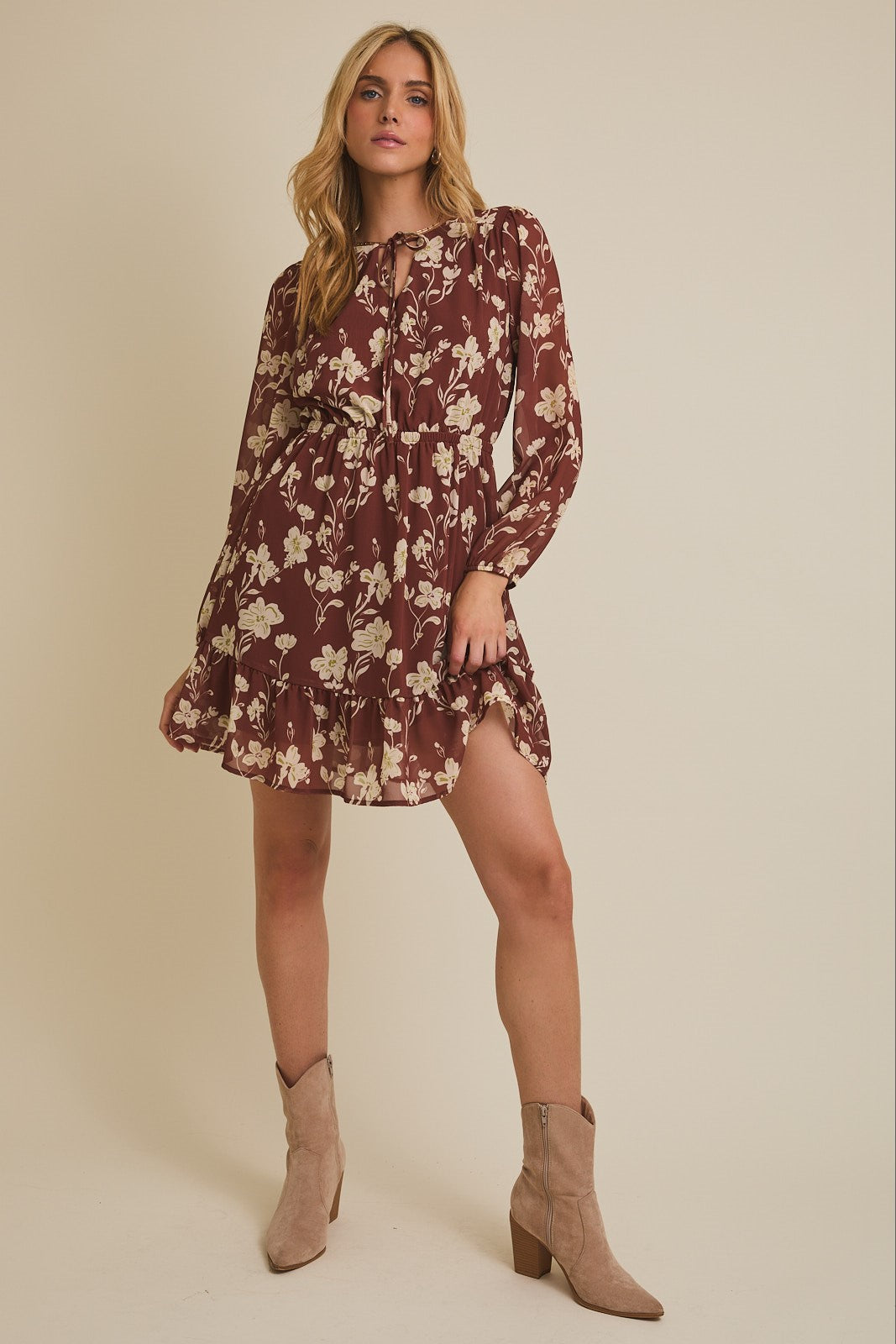 Flare Hem Dress