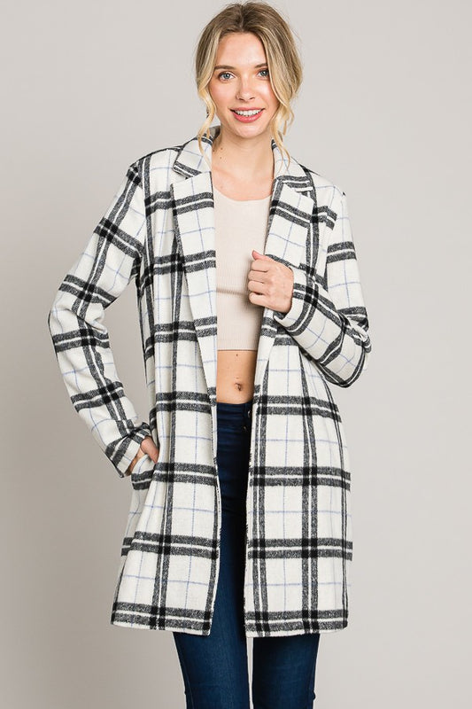 Plaid Oversized Coat