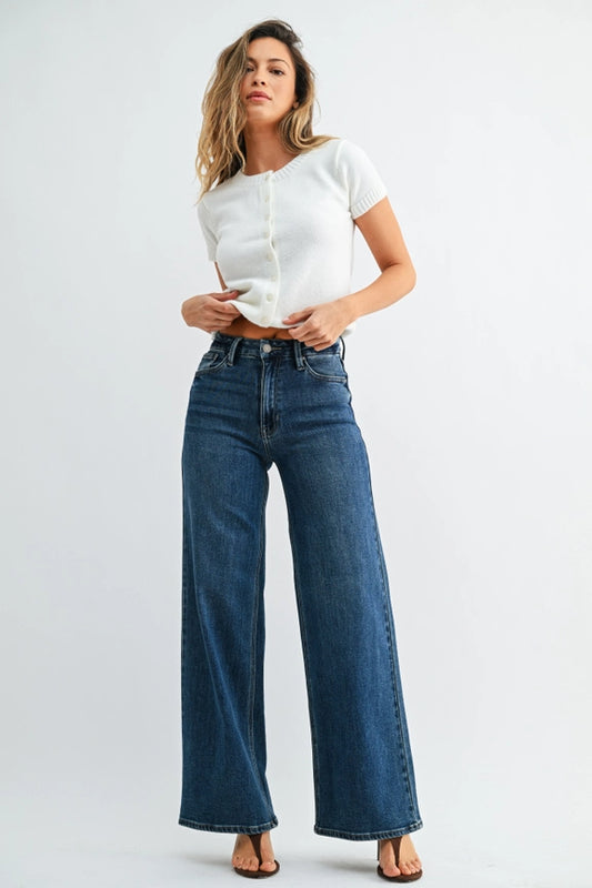 Palazo Wide Leg Jeans