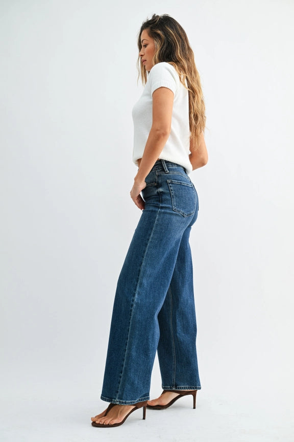 Palazo Wide Leg Jeans