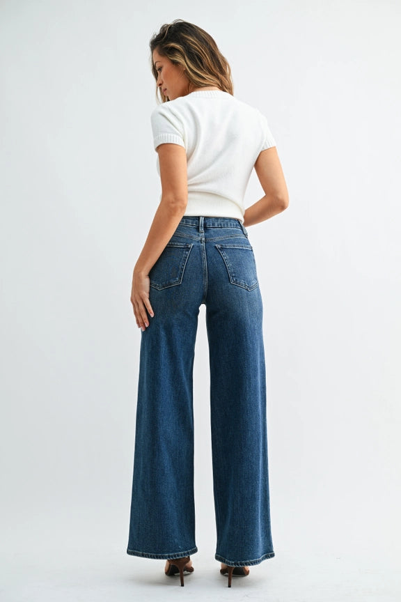 Palazo Wide Leg Jeans