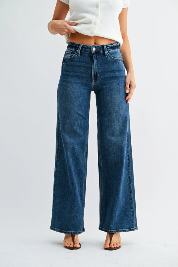 Palazo Wide Leg Jeans
