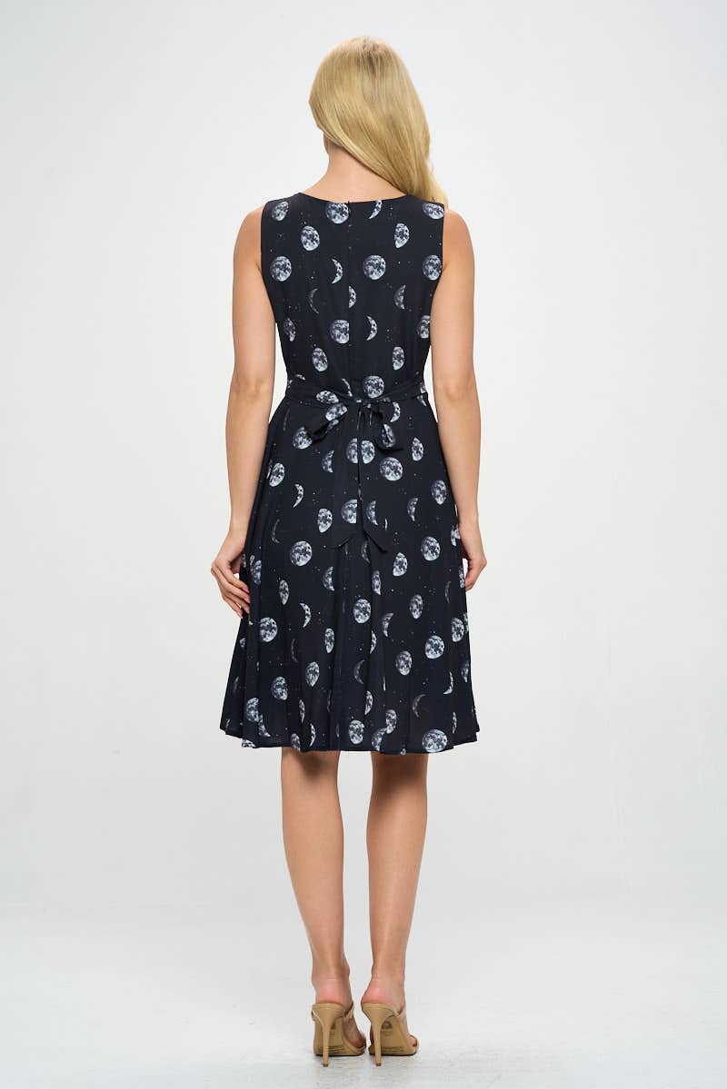 Moon Phases Mini Dress