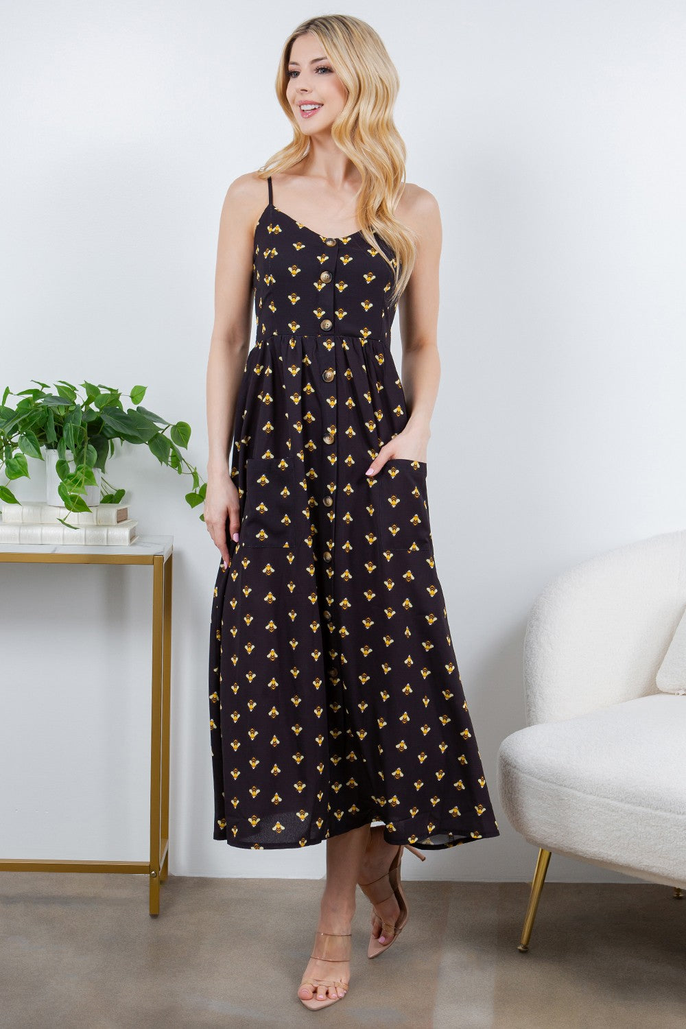 Buzzing Bee Cami Dress – Emilie-Bs