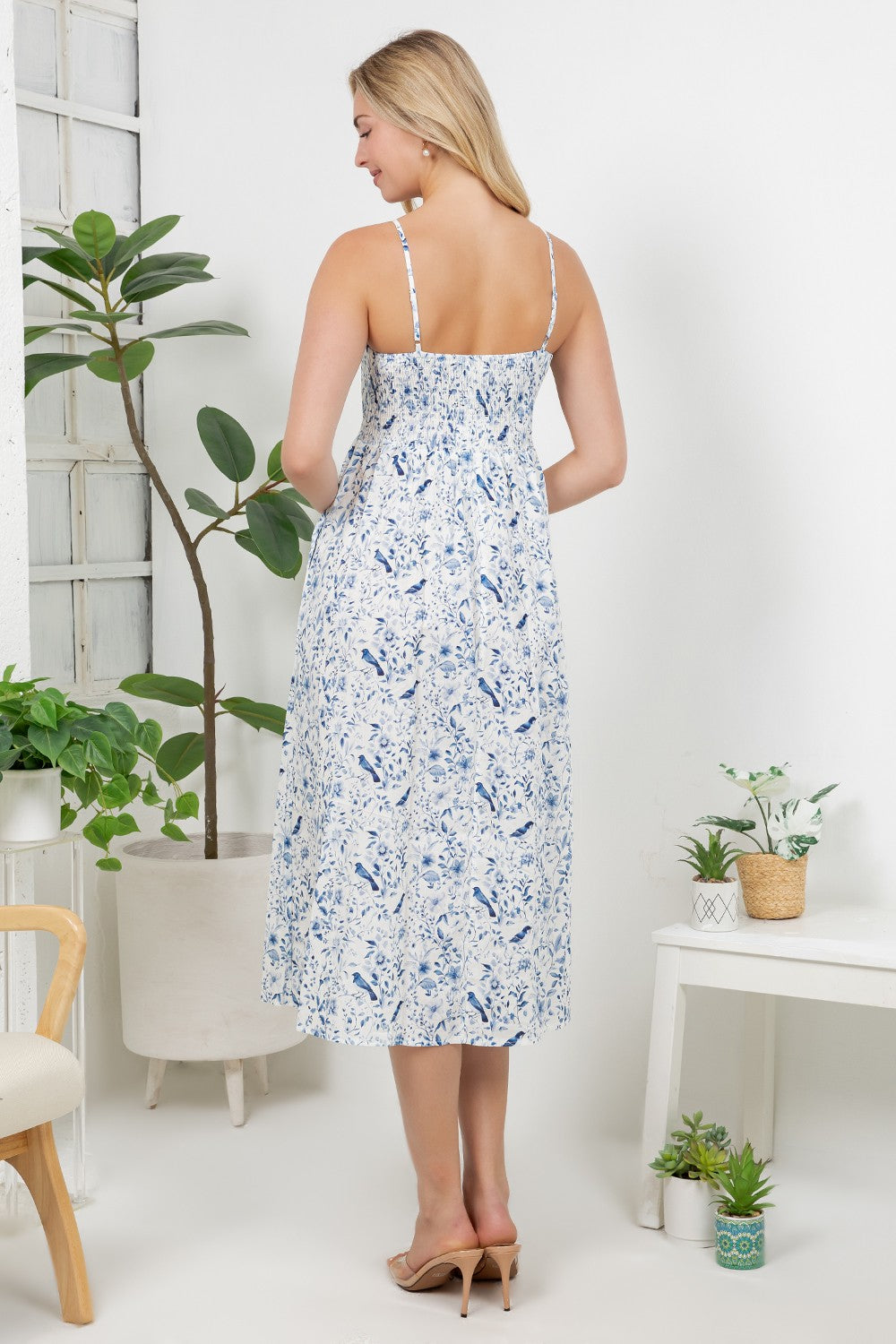 Bird Garden Cami Dress