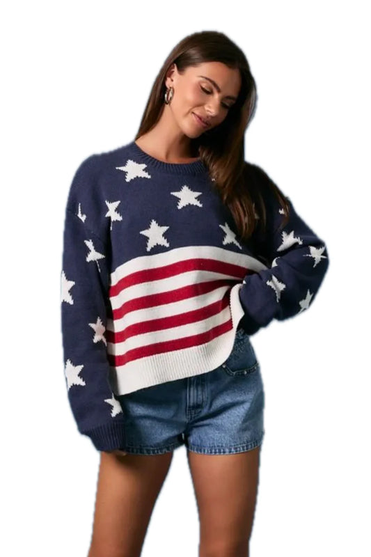Americana Knit Sweater