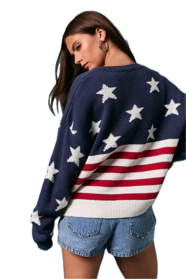 Americana Knit Sweater