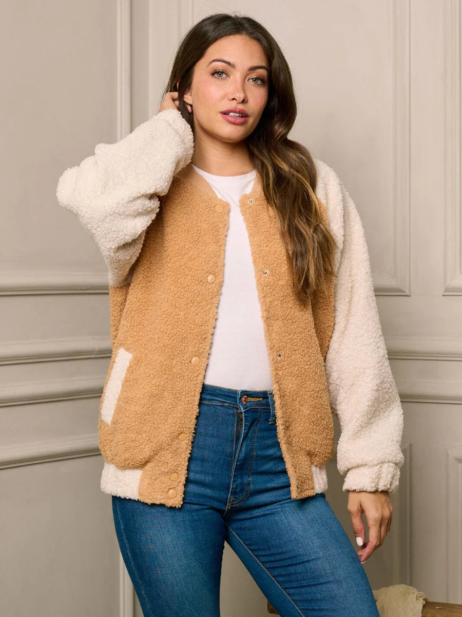 Sherpa Baseball Jacket