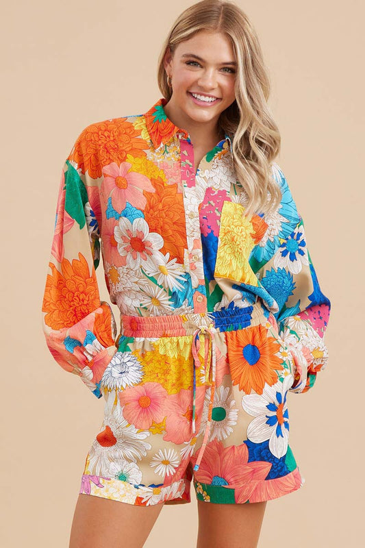 Tropical Florals Top