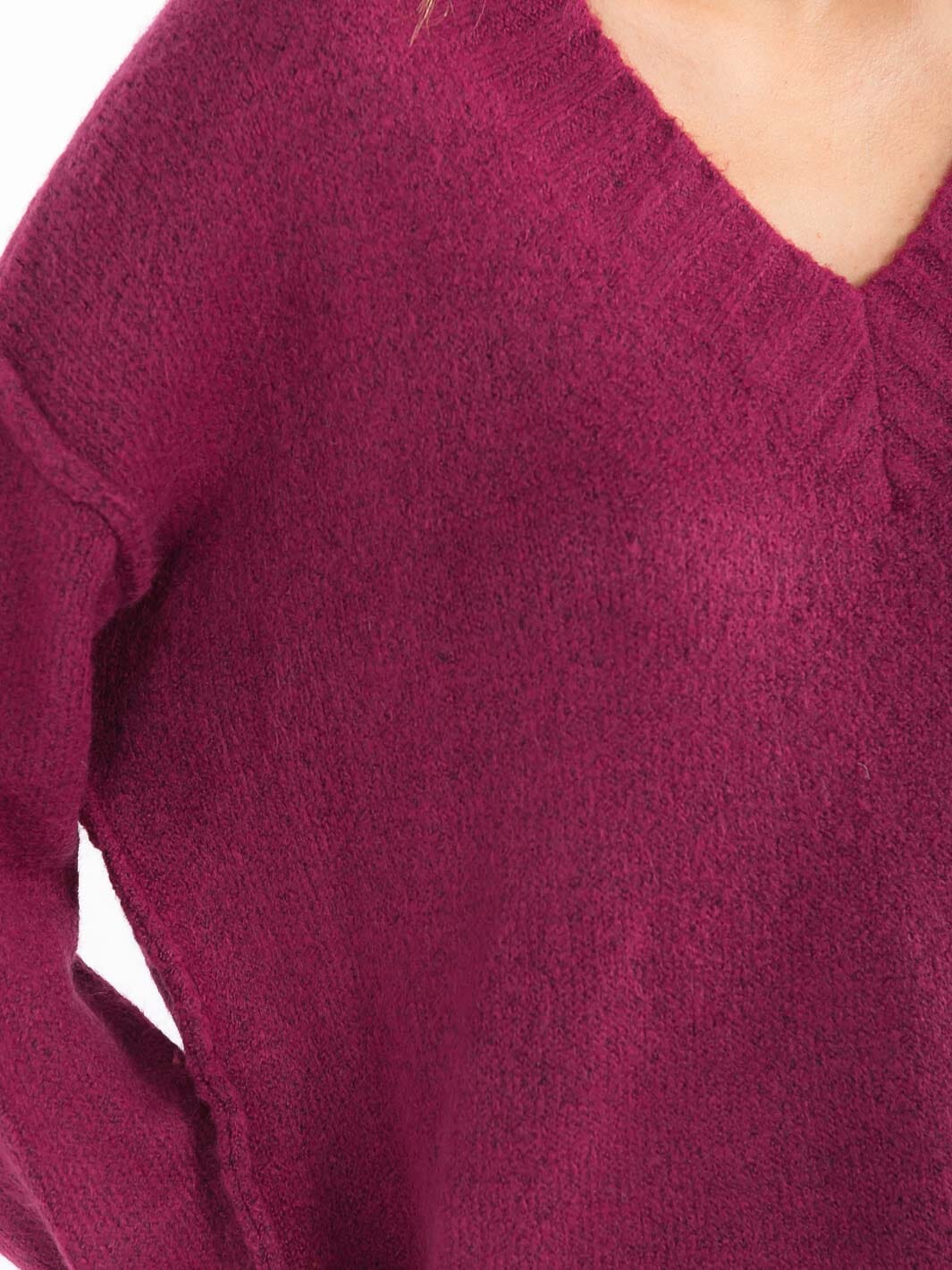 V Neck Pullover Sweater