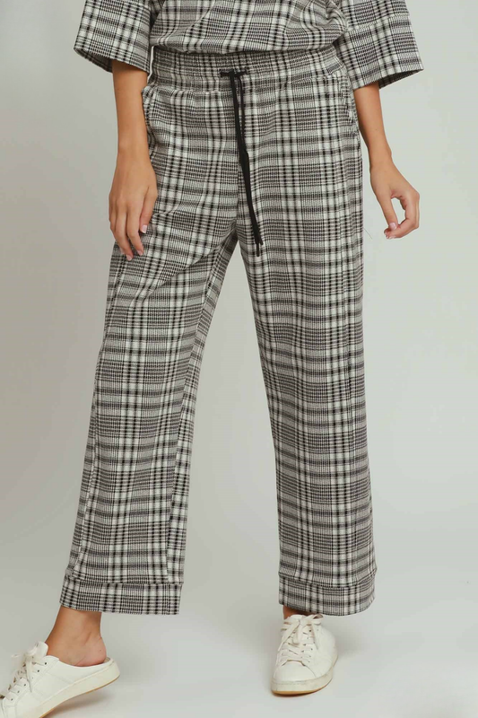 Black & White Plaid Pants