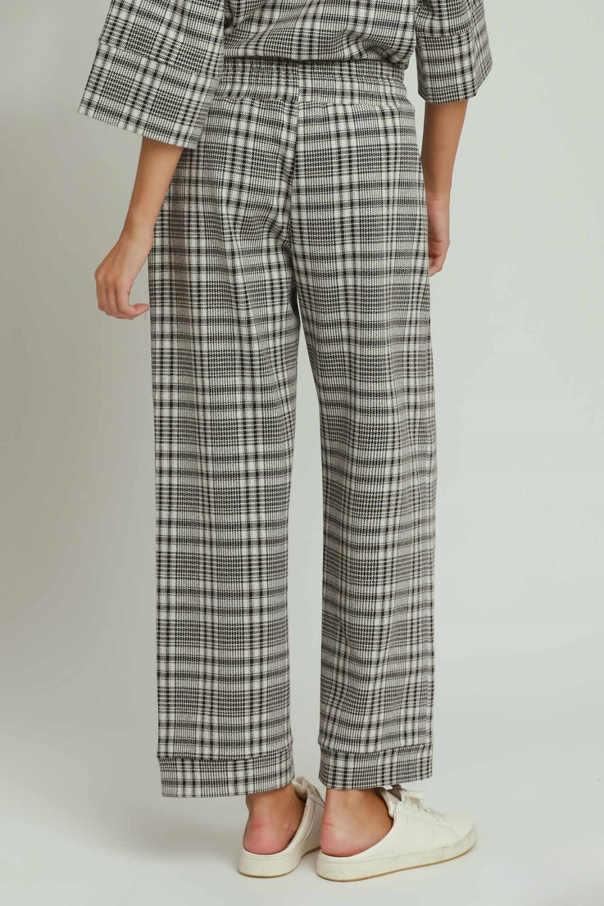 Black & White Plaid Pants