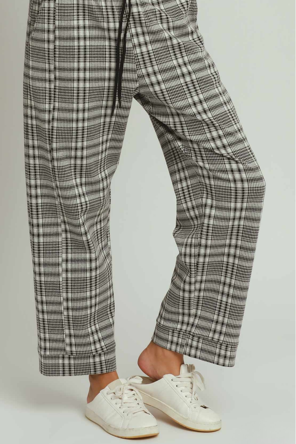 Black & White Plaid Pants