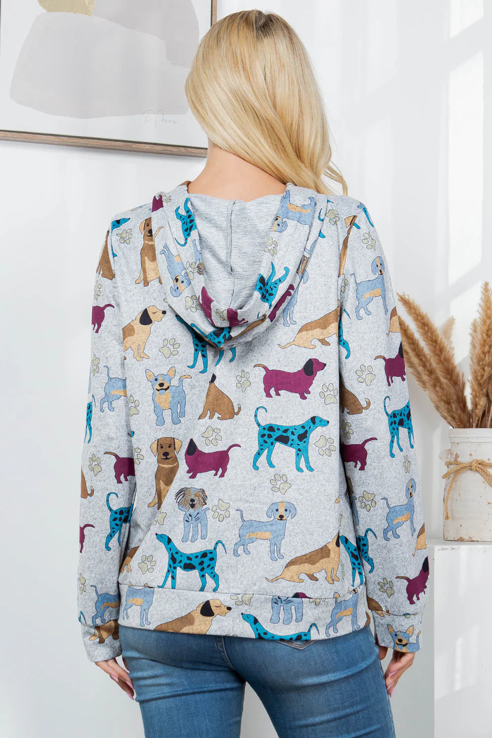 Paw Print & Dogs Hoodie