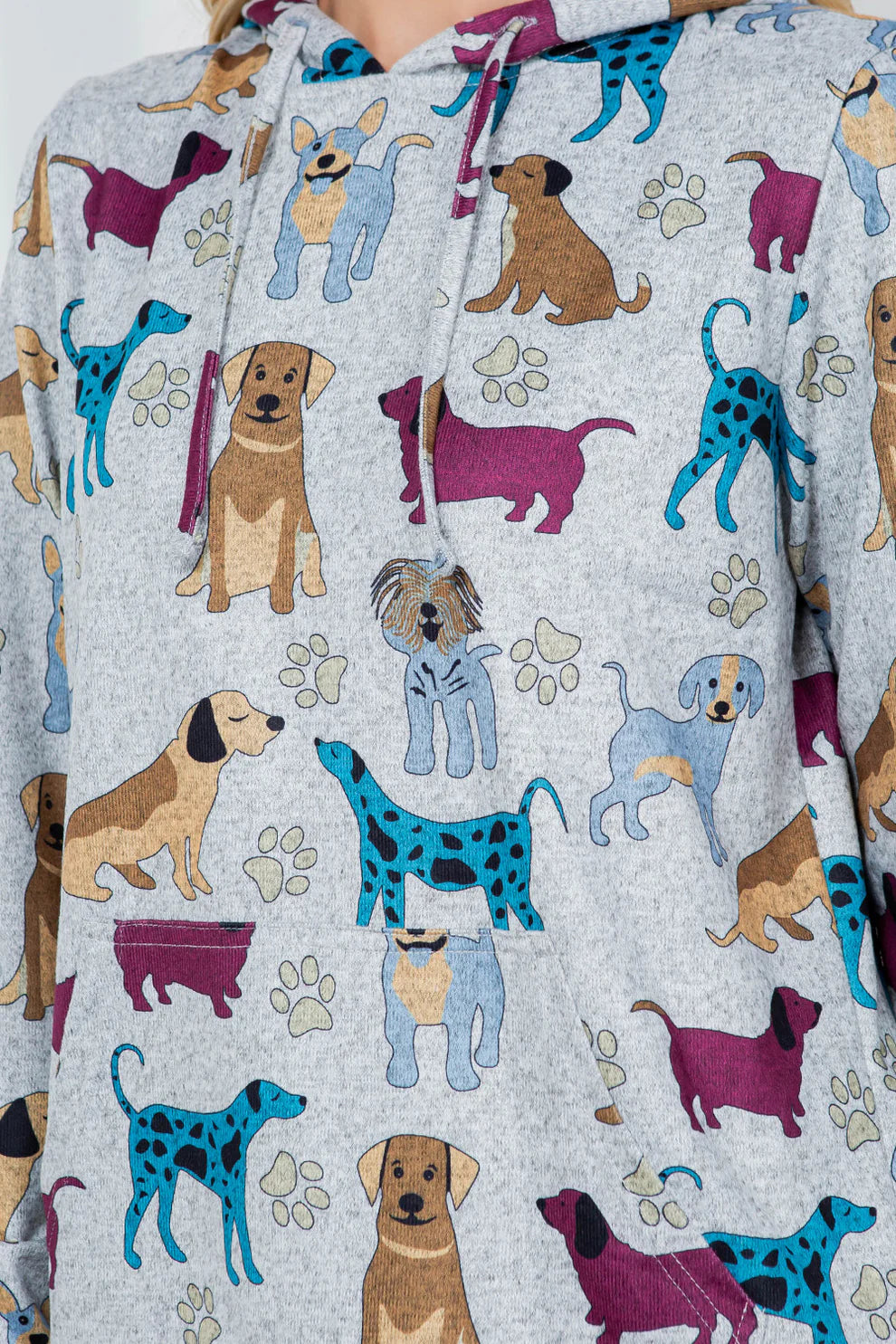 Paw Print & Dogs Hoodie