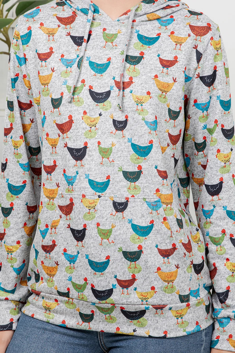 Colorful Chickens Hoodie
