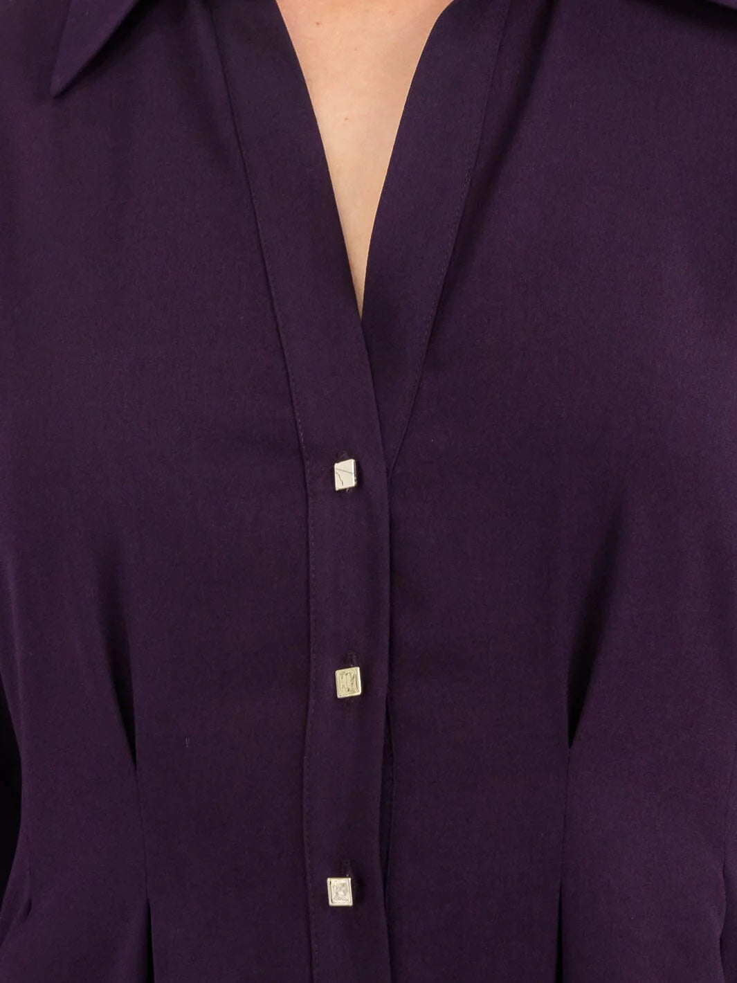 Button Down Long Sleeve Dress