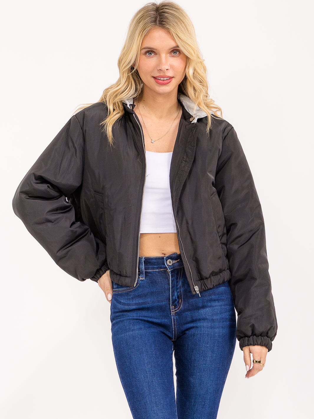 Hoodie Bomber Jacket