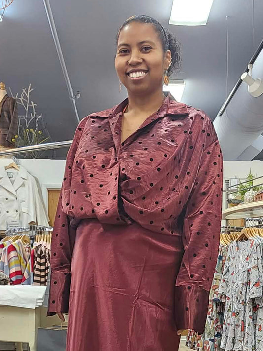 Polka Dot Blouse