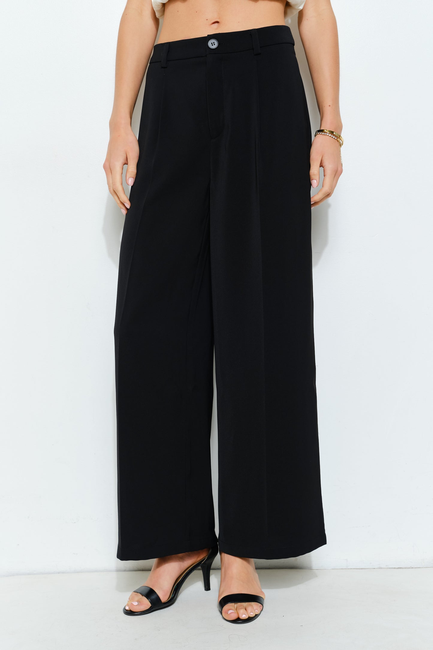 High Waisted Wide Leg Pants