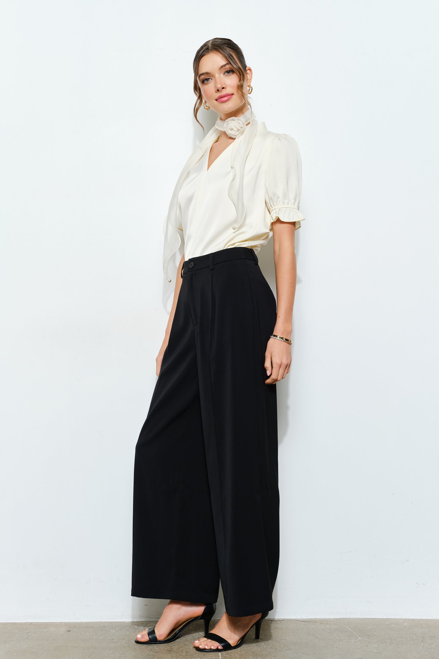 High Waisted Wide Leg Pants