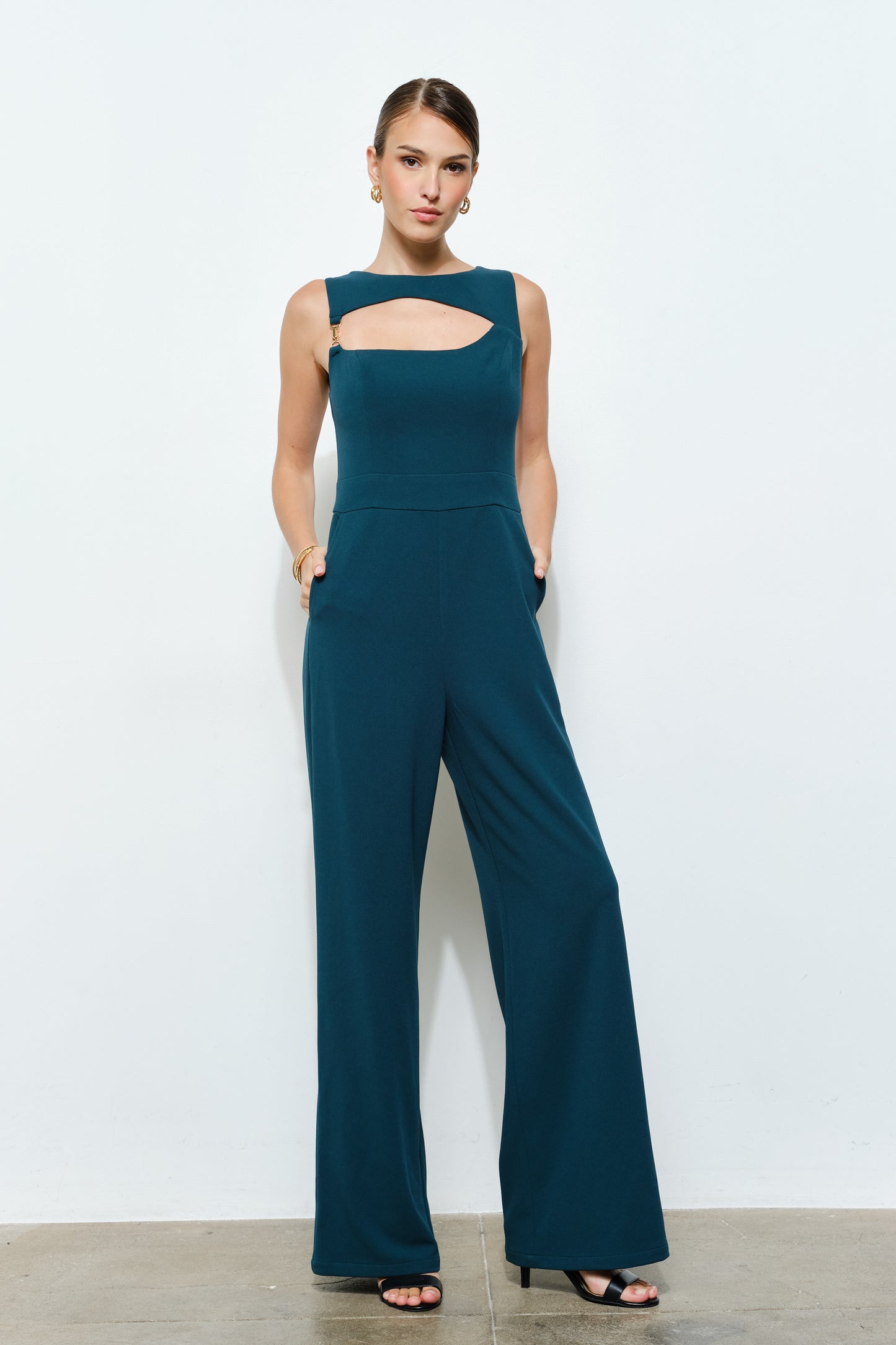 Asymmetrical Cutout Jumpsuit