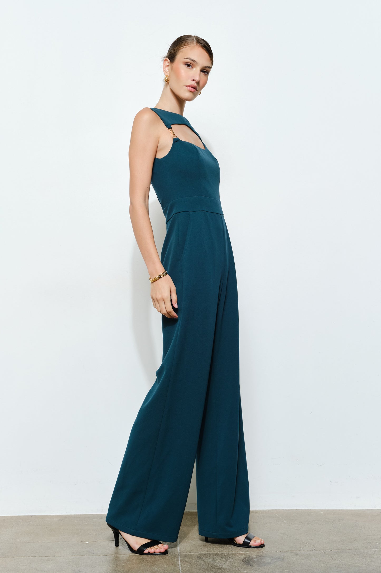 Asymmetrical Cutout Jumpsuit