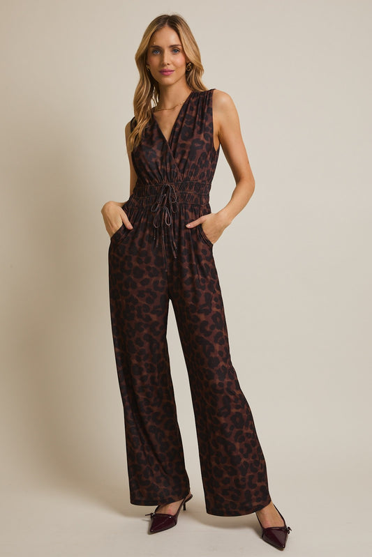Leopard Print Jumpsuit