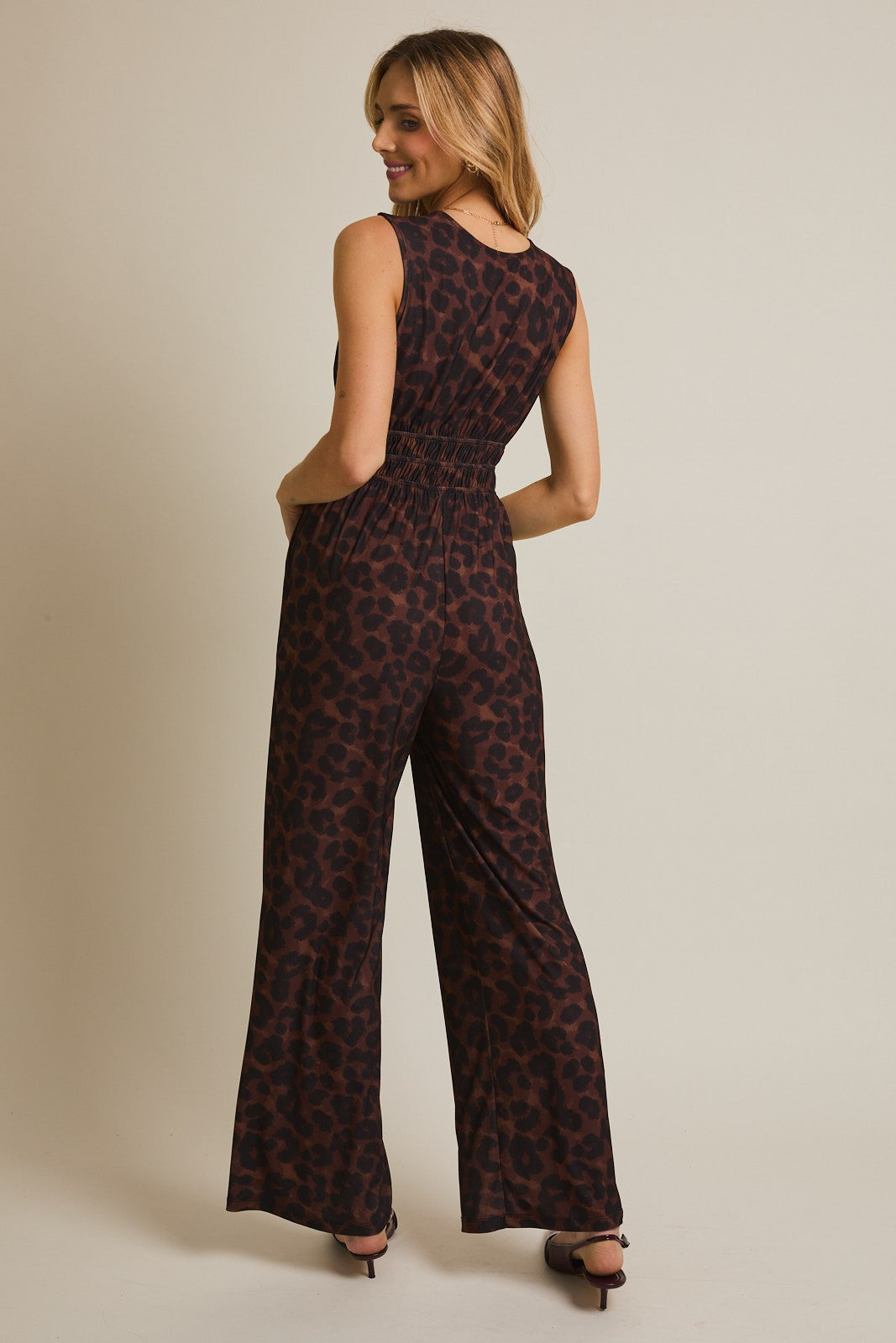Leopard Print Jumpsuit