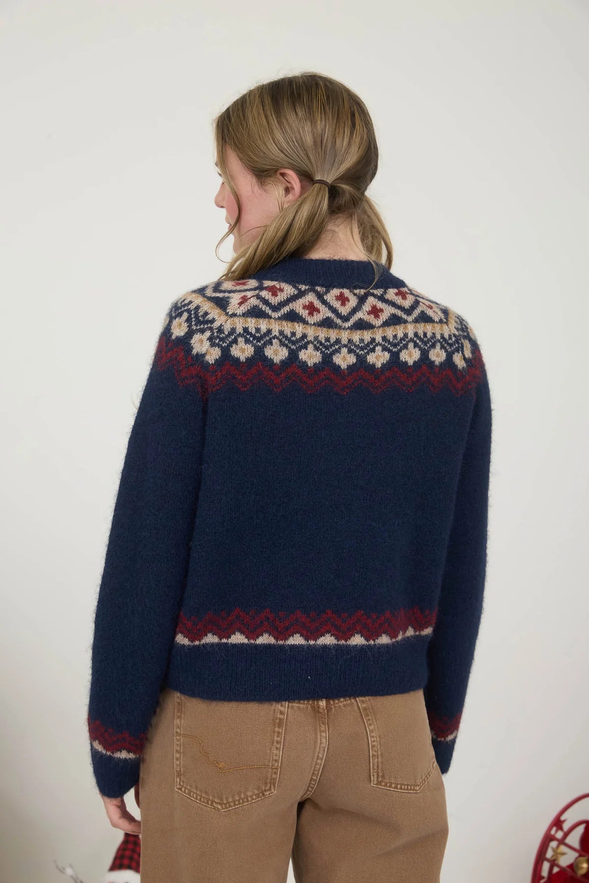Fair Isle Cardigan Sweater